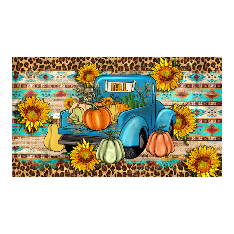 Fall Truck Sunflowers Urban Heavy Tee by Artiststas | Teevron