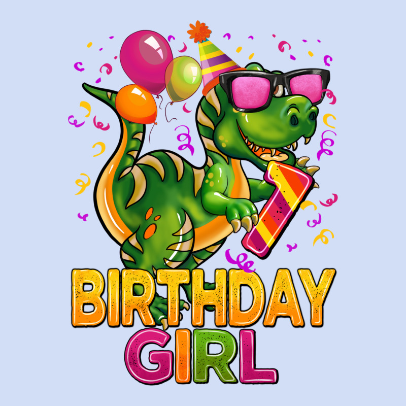 1st Birthday Girl T Rex Pink Urban Hoodie by CowGirlArtShop | Teevron