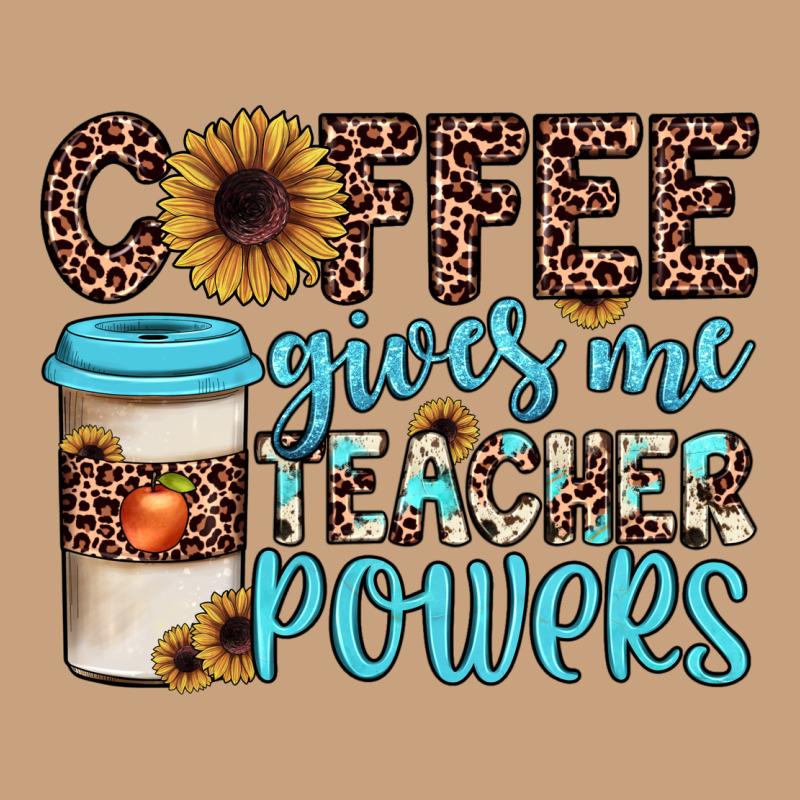Coffee Gives Me Teacher Powers Vintage Tee by JahusDesignShop | Teevron
