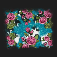 V.drose Glitter Cowhide Classic Tee | Teevron