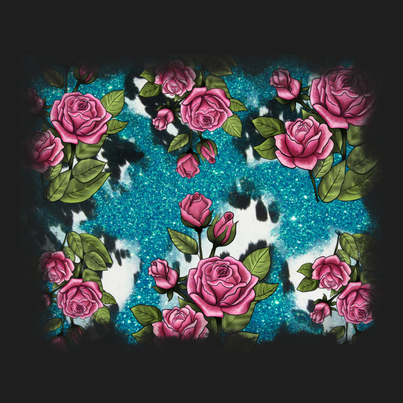 V.drose Glitter Cowhide Classic Tee by AdoDesignShop | Teevron