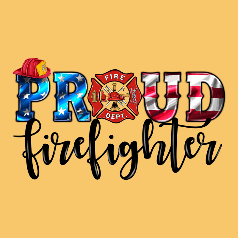 Proud Firefighter Vintage Hoodie by HRA Design Shop | Teevron