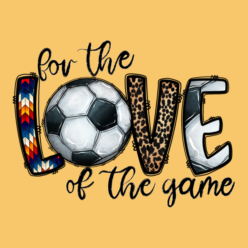 For The Love Of The Game Socer Vintage Hoodie by CowhideDigitalArt | Teevron