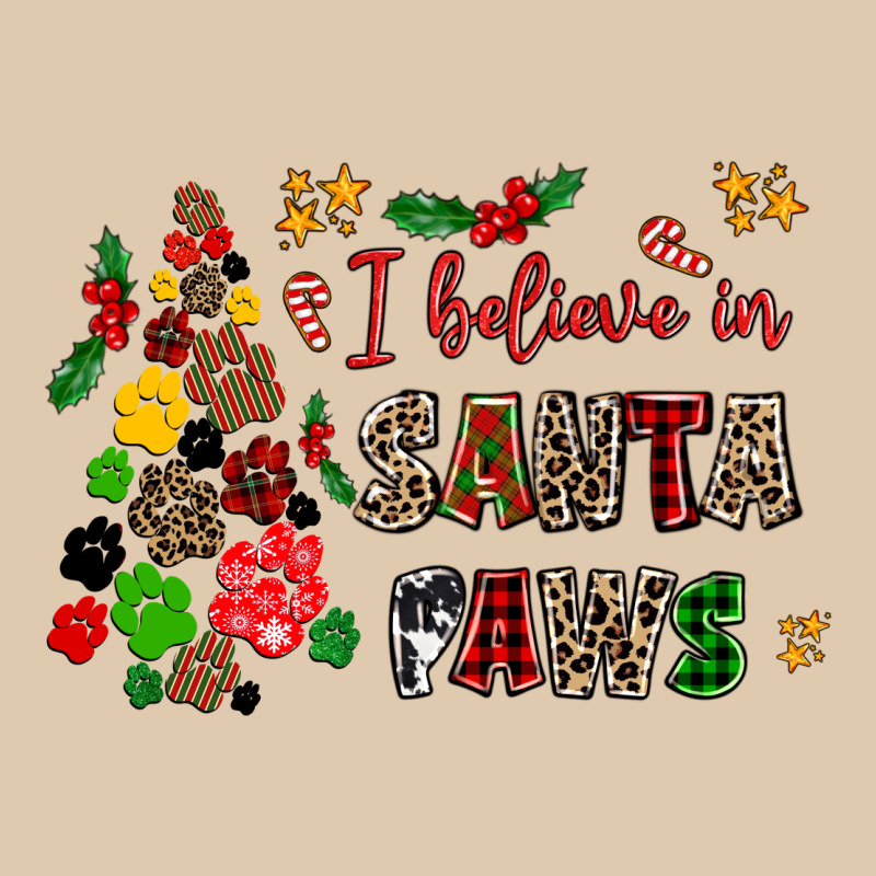 I Believe In Santa Paws Heavyweight Sweatshirt by AdoDesignShop | Teevron