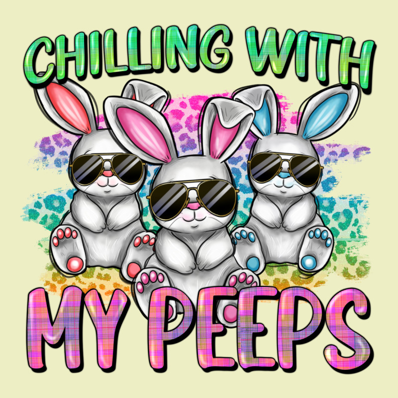 Chilling With My Peeps Easter Bunnies Cowgirl Cowg Urban Hoodie by CowGirlArtShop | Teevron