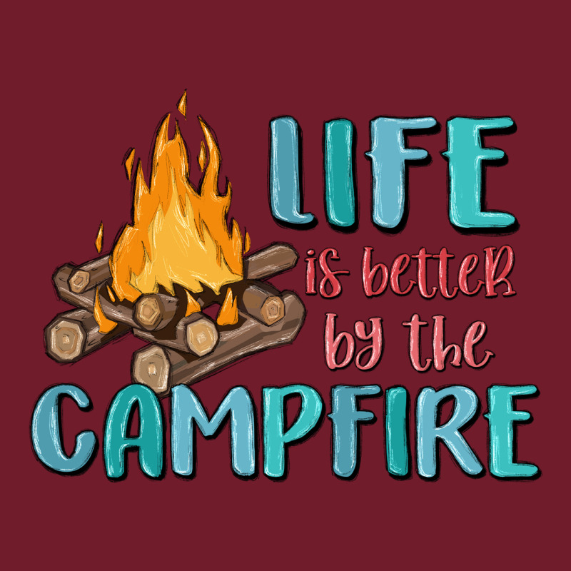 Life Is Better By The Campfire Zipper Hoodie by MaliasSmallBusiness | Teevron