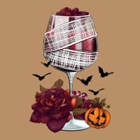 Halloween Roses Wine Vintage Hoodie | Teevron