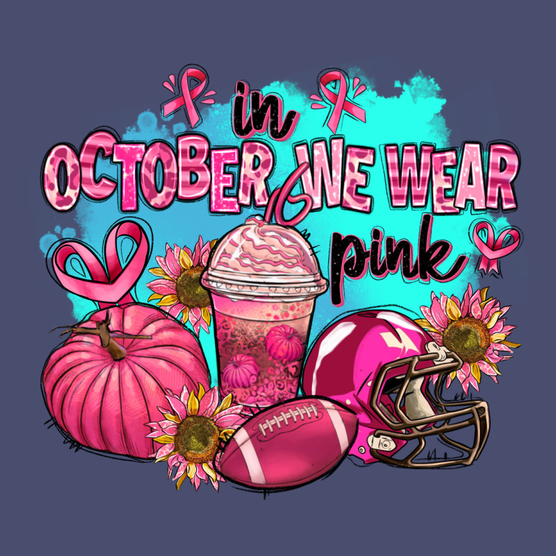 In October We Wear Pink American Football Vintage Tee by AdoDesignShop | Teevron
