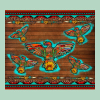 Western Thunderbird And Arrow With Aztec Leopard Classic Tee | Teevron