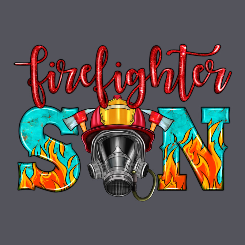 Firefighter Son Boy Vintage Hoodie by HRA Design Shop | Teevron