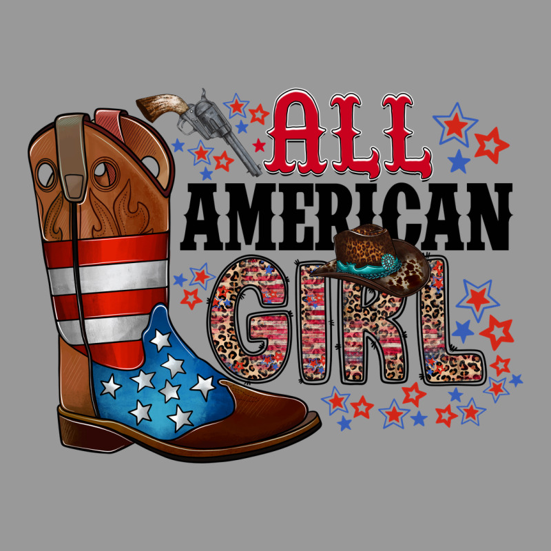 All American Girl Vintage Hoodie by RacoonDesign | Teevron