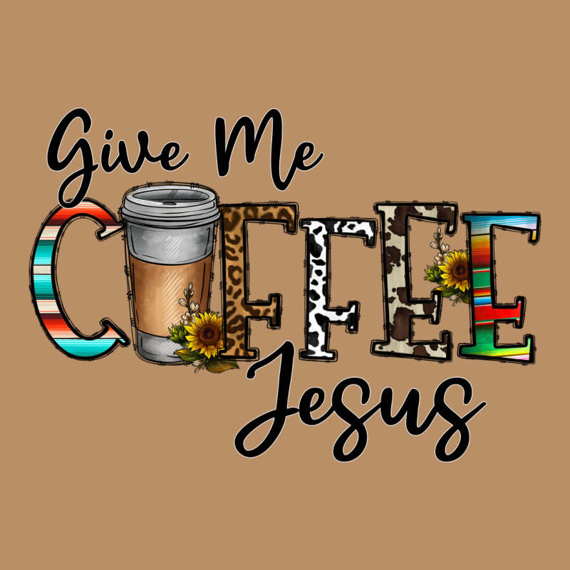 Give Me Coffee Jesus Vintage Hoodie by CowhideDigitalArt | Teevron