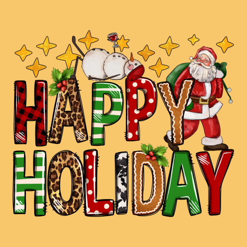 Happy Holiday Christmas Vintage Hoodie by FaDigitalArtStudio | Teevron