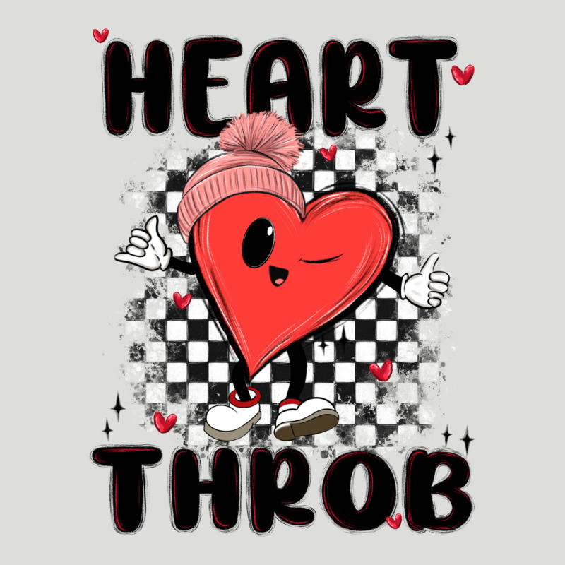 Heart Throb Zipper Hoodie by MaliasSmallBusiness | Teevron