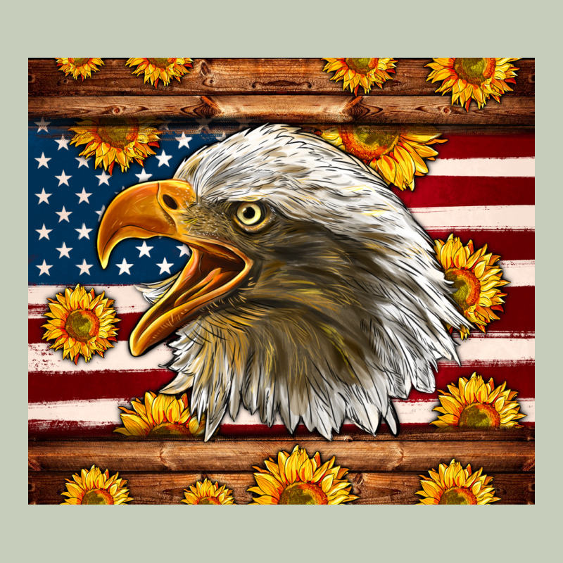 American Flag Eagle Long Sleeve Tee by LillyAllenDesigns | Teevron