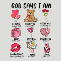 God Says I Am Valentine's Day Zipper Hoodie | Teevron