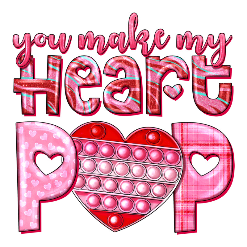 You Make My Heart Pop Long Sleeve Tee by NancyCooperArtShop | Teevron