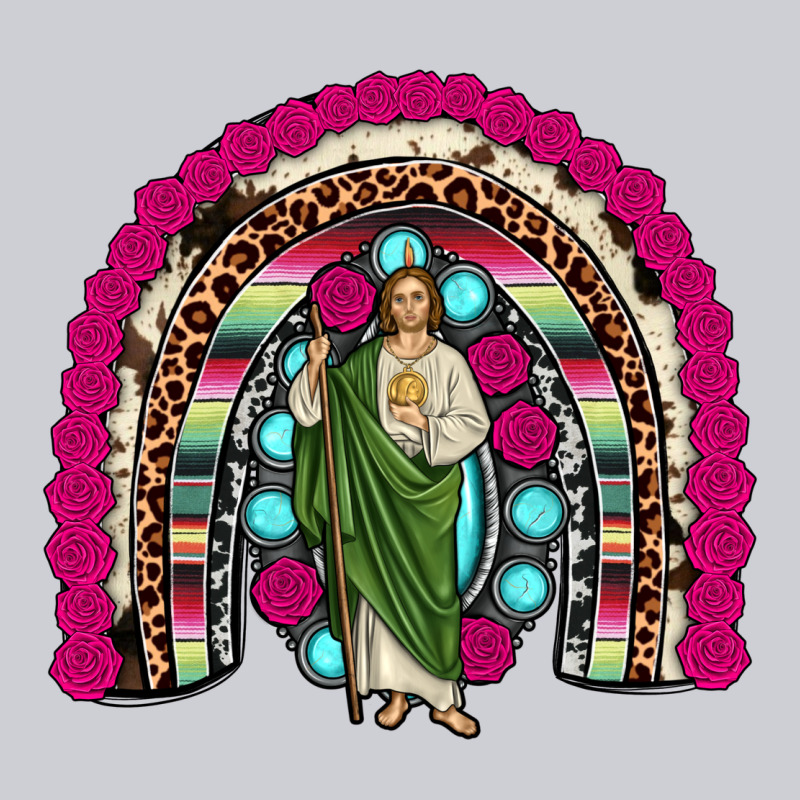 San Judas Rainbow Heavyweight Sweatshirt by JahusDesignShop | Teevron