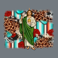 San Judas Leopard Cowhide Background Heavyweight Sweatshirt | Teevron