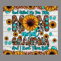 God Gifted Me Two Titles Mom And Grandma And I Rock Them Both Vintage Tee | Teevron