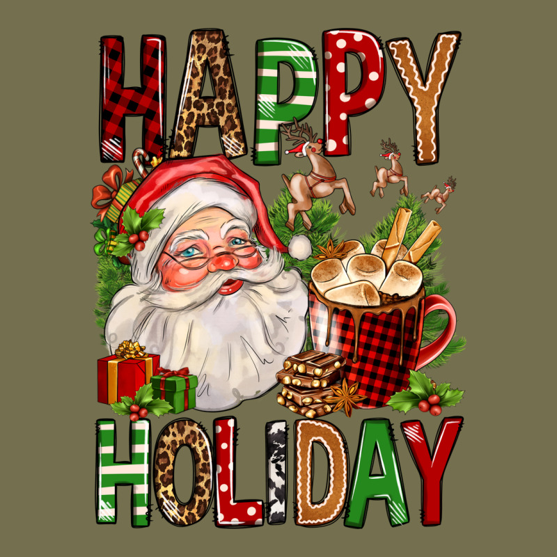 Happy Holiday Santa Claus Christmas Vintage Hoodie by FaDigitalArtStudio | Teevron