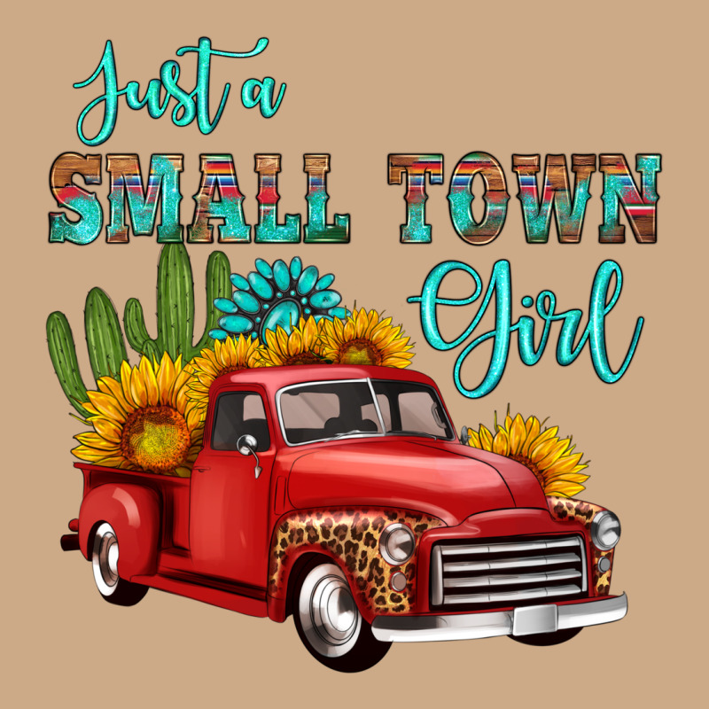 Just A Small Town Girl With Car Vintage Hoodie by HRA Design Shop | Teevron