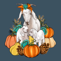 Goat Family Fall Pumpkins Gemstone Urban Heavy Tee | Teevron