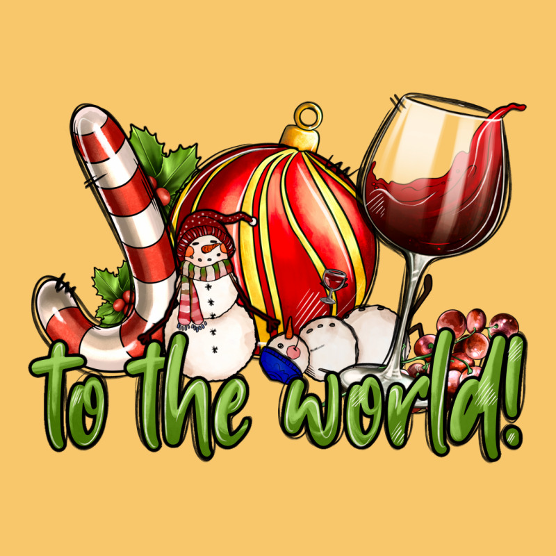 Joy To The World Christmas Wine Vintage Hoodie by FaDigitalArtStudio | Teevron