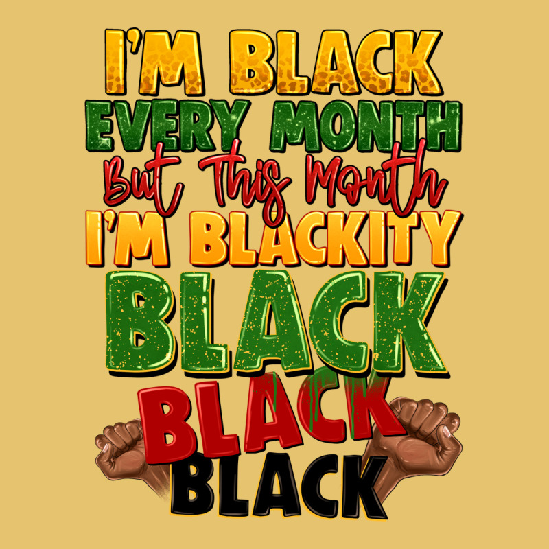 Juneteenth Im Black Every Month Premium Sweatshirt by LillyAllenDesigns | Teevron