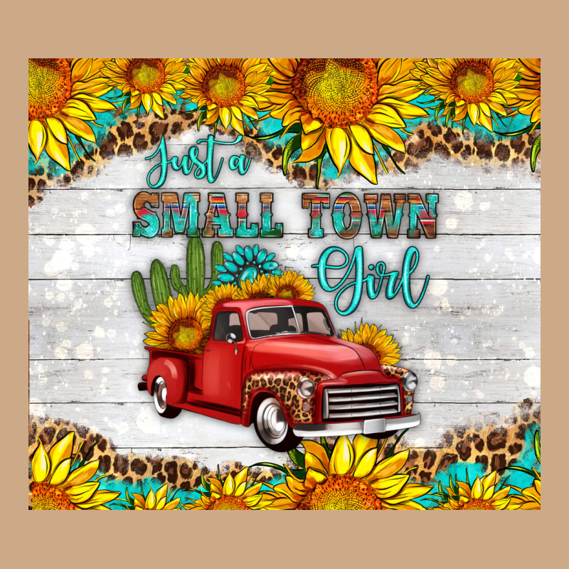 Just A Small Town Girl With Car Vintage Hoodie by HRA Design Shop | Teevron