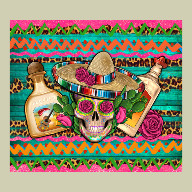 Mexican Tequila Skull Roses Cactus Sombrero Heavy Core Tee by Artiststas | Teevron