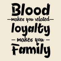 Blood Makes You Related Makes You Family Premium Hoodie | Teevron