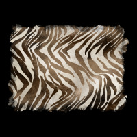 Brown Zebra Pattern Background Premium Tee | Teevron