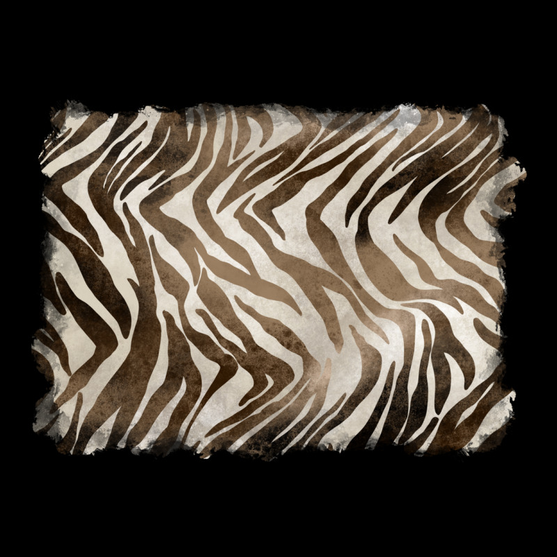 Brown Zebra Pattern Background Premium Tee by BarkalooDesign | Teevron