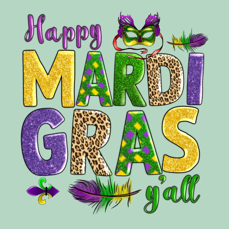 Happy Mardi Gras Y'all Classic Tee by AdoDesignShop | Teevron