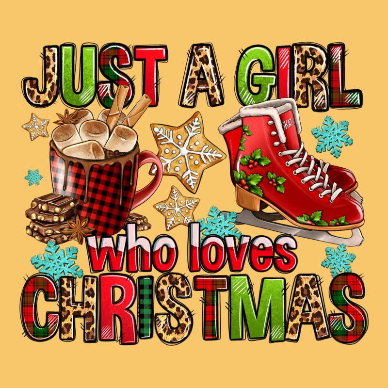 Just A Girl Who Loves Christmas Vintage Hoodie by FaDigitalArtStudio | Teevron