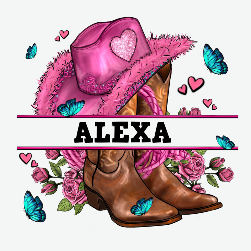 Pink Costom Name Cowgirl Hat And Roses Urban Heavy Tee by AdoDesignShop | Teevron