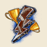 Football Lightning Bolt Premium Tee | Teevron