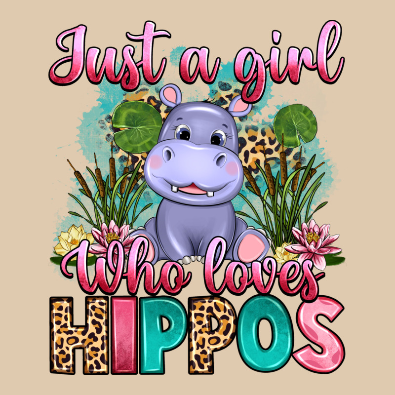 Just A Girl Who Loves Hippos Heavyweight Sweatshirt by Artiststas | Teevron