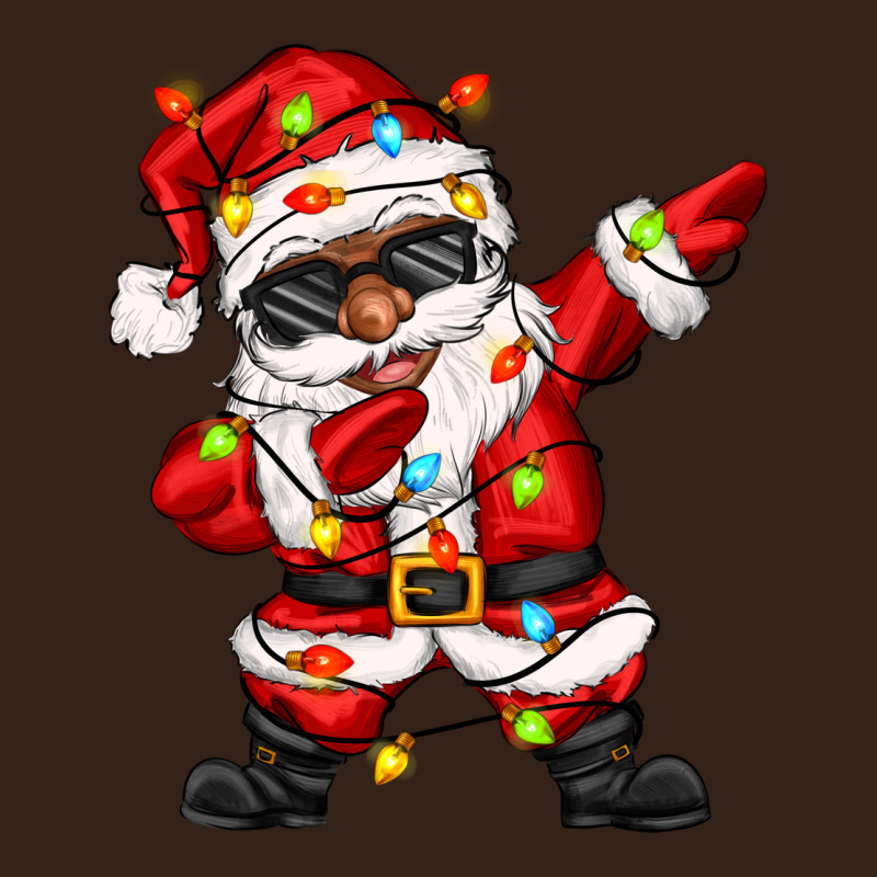 Afro Dabbing Santa Heavy Core Tee by Zillion Design Studio | Teevron