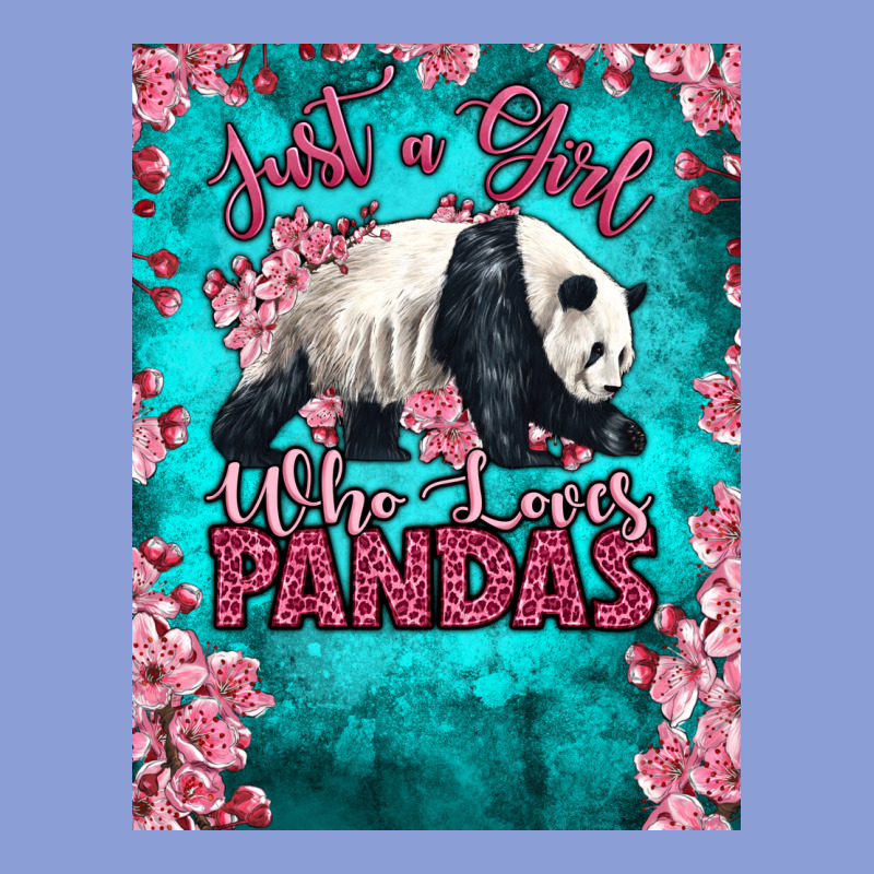 Just A Girl Who Loves Pandas Long Sleeve Tee by LillyAllenDesigns | Teevron