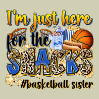 Im Just Here For The Snacks Basketball Sister Heavy Core Tee | Teevron