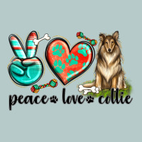 Peace Love Collie Heavy Core Tee | Teevron