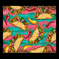 Mexican Taco Paper Glitter Leopard Wooden Heavy Core Tee | Teevron