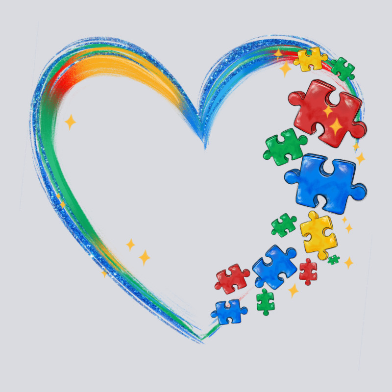 Autism Heart Zipper Hoodie by MaliasSmallBusiness | Teevron