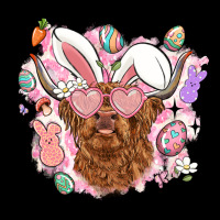 Highland Heifer Easter Premium Sweatshirt | Teevron