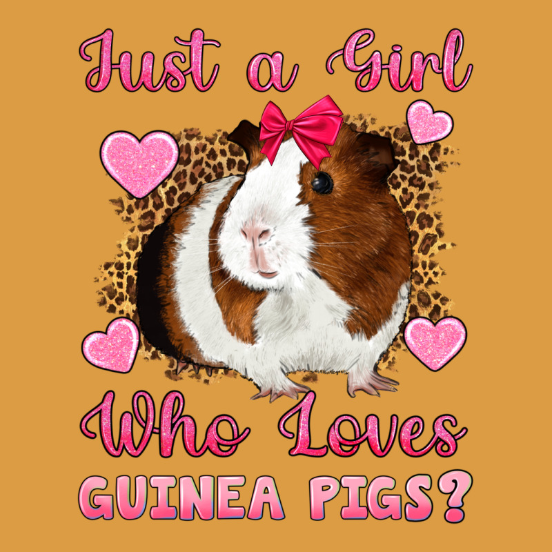 Just A Girl Love Who Loves Guinea Pigs Urban Heavy Tee by Artiststas | Teevron