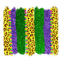 mardi gras leopard brushstrokes | Teevron