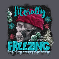 Literally Freezing Skull Vintage Hoodie | Teevron