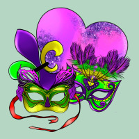 Mardi Gras Heart And Mask Classic Tee | Teevron